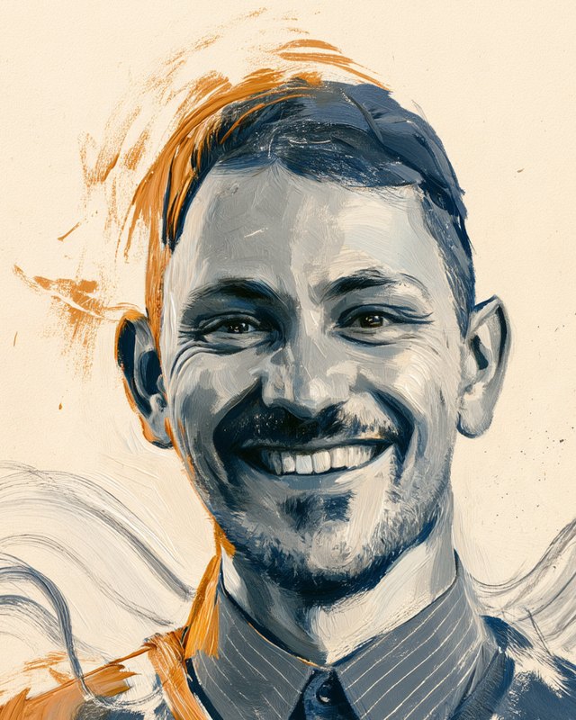 Drawing of Kimon Ivanov